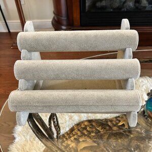 3-Tier Velvet Bracelet Watch Bangle Holder Display stand